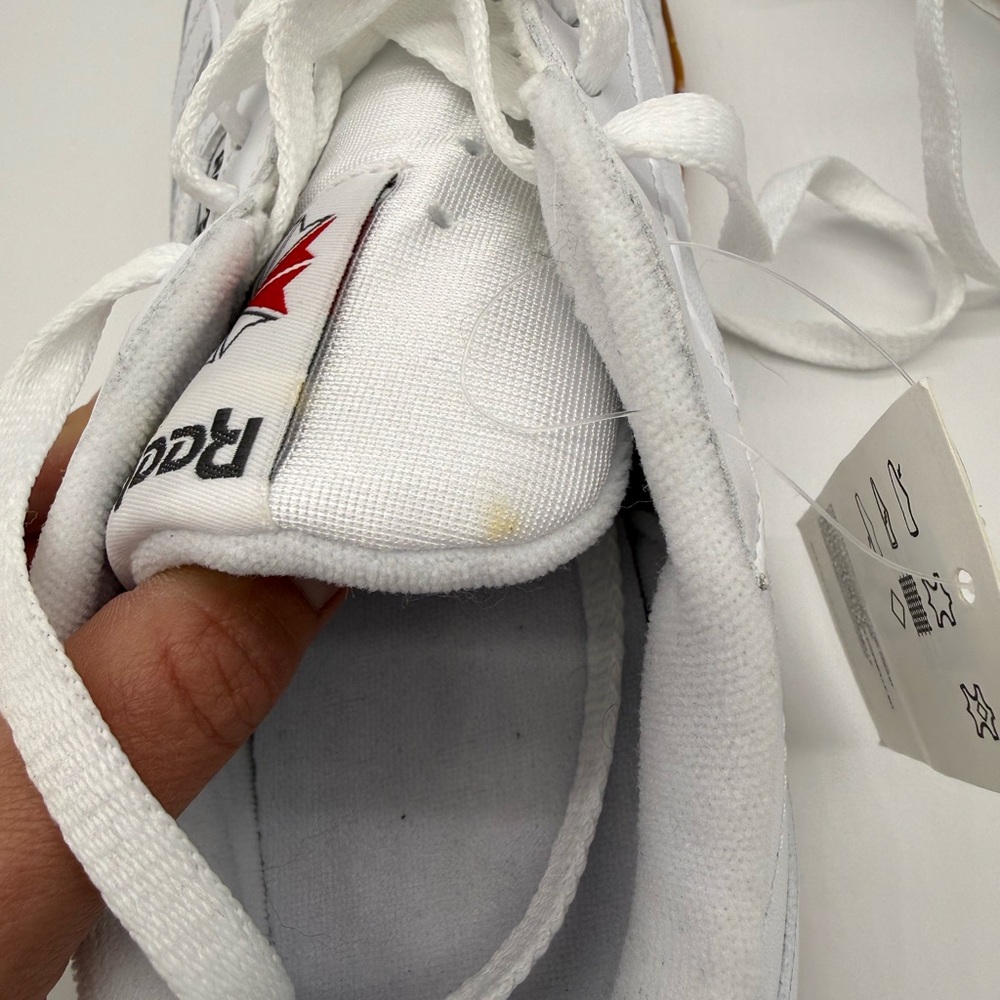 Reebok Men's White/Gum Sole Sneakers - Picture 3 of 6